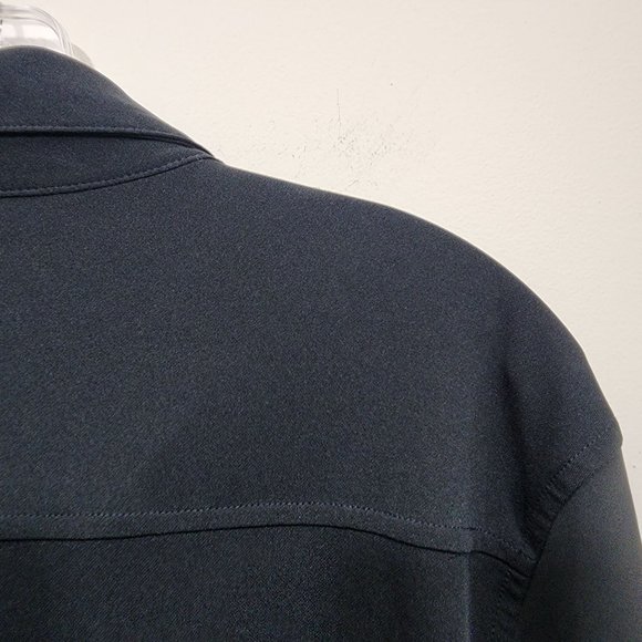 Ogio button front Skrewball Whiskey embroidered short sleeve shirt woman size XL - Picture 5 of 8